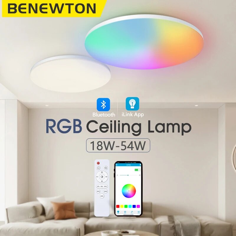 BENEWTON akıllı tavan ışık RGB - Home Decor Free App incelemesi ve fiyatı