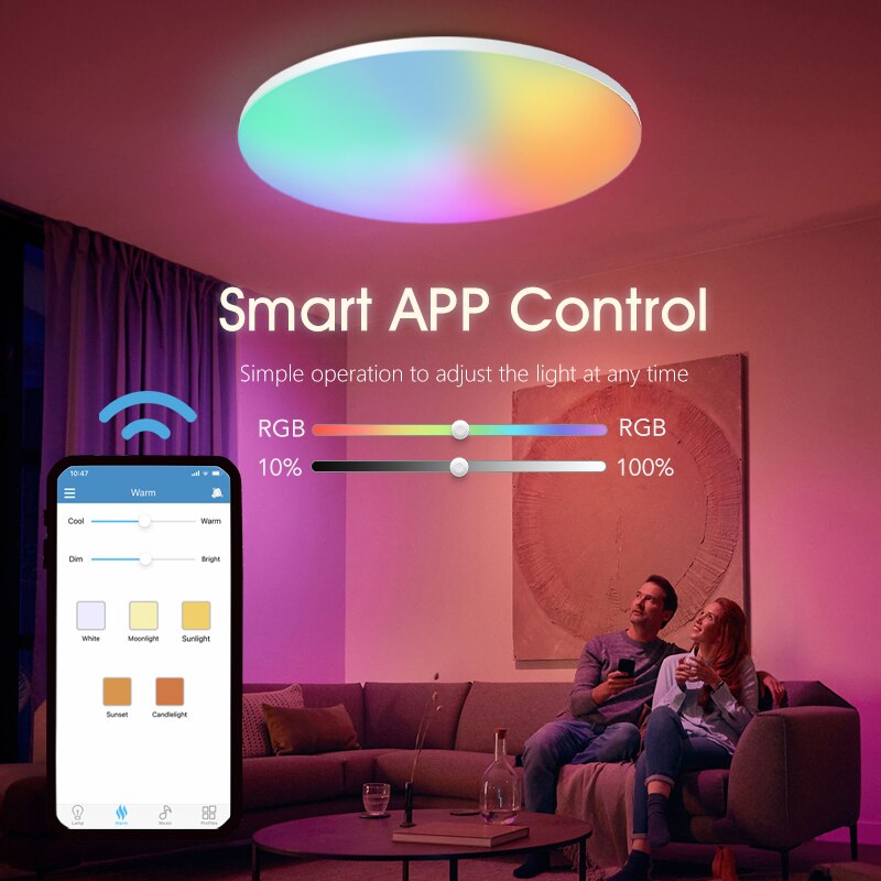 BENEWTON akıllı tavan ışık RGB - Home Decor Free App incelemesi ve fiyatı