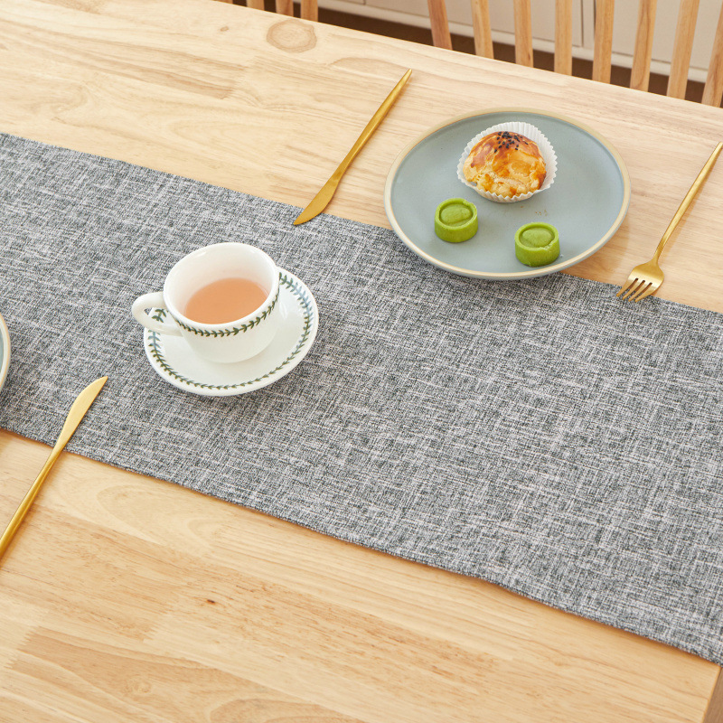Yeni Kalın Keten Düz Renk Işık - Linen Table Runner incelemesi ve fiyatı