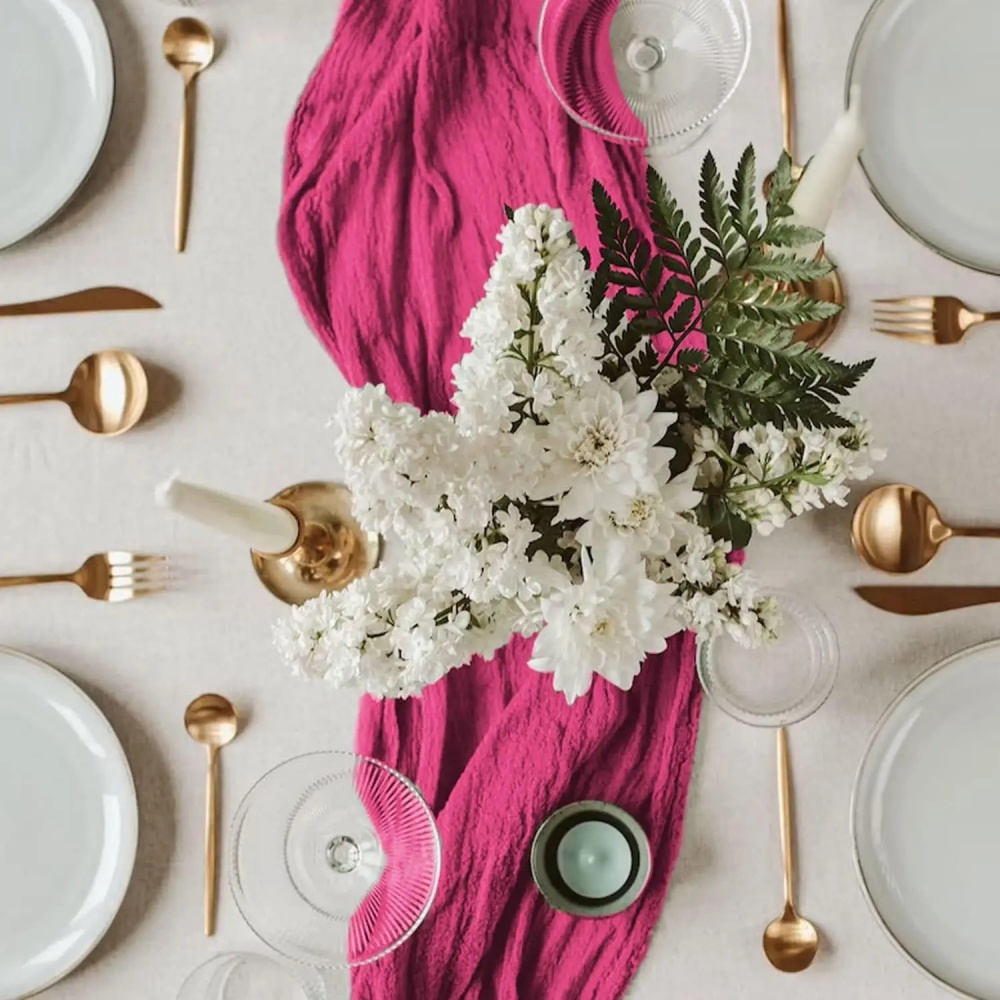 1 adet yaratıcı bohem tarzı pi - Linen Table Runner incelemesi ve fiyatı