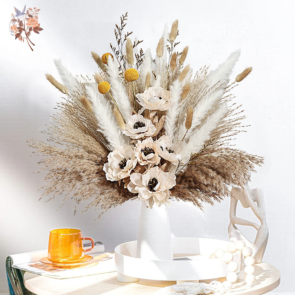 55 Adet Yapay Çiçek Buketi Kab - Pampas Grass Decor incelemesi ve fiyatı
