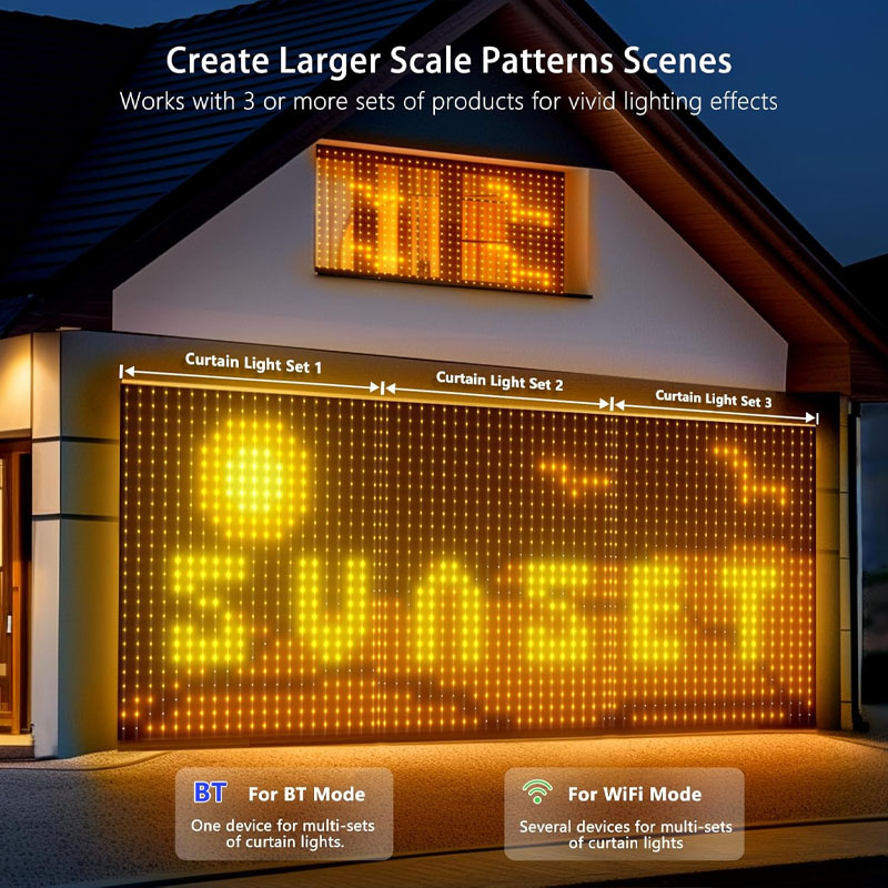 1/2 adet 400LED akıllı perde ı - Home Decor Free App incelemesi ve fiyatı