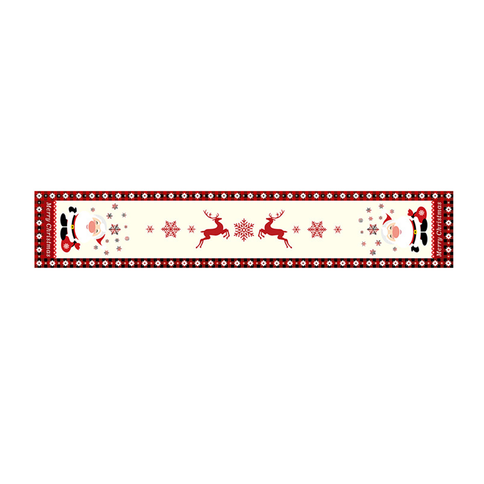 Şenlikli Çiçekli Noel Masa Ört - Linen Table Runner incelemesi ve fiyatı