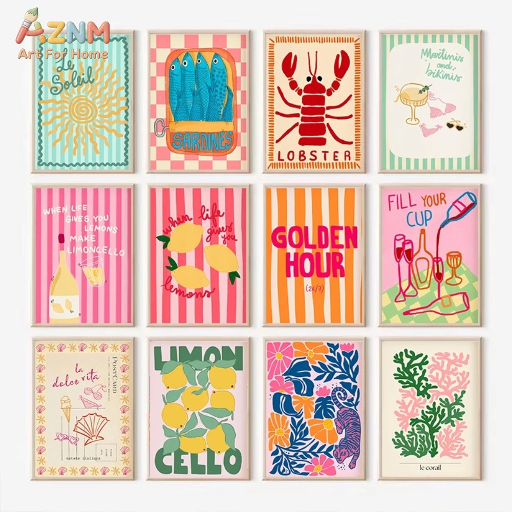 AZNM Renkli Yaz Limon Istakoz  - Home Decor Y2K incelemesi ve fiyatı