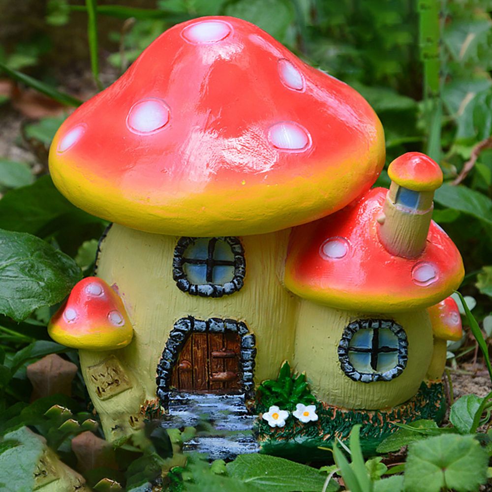 Minyatür mantar ev reçine peri - Home Decor Za incelemesi ve fiyatı