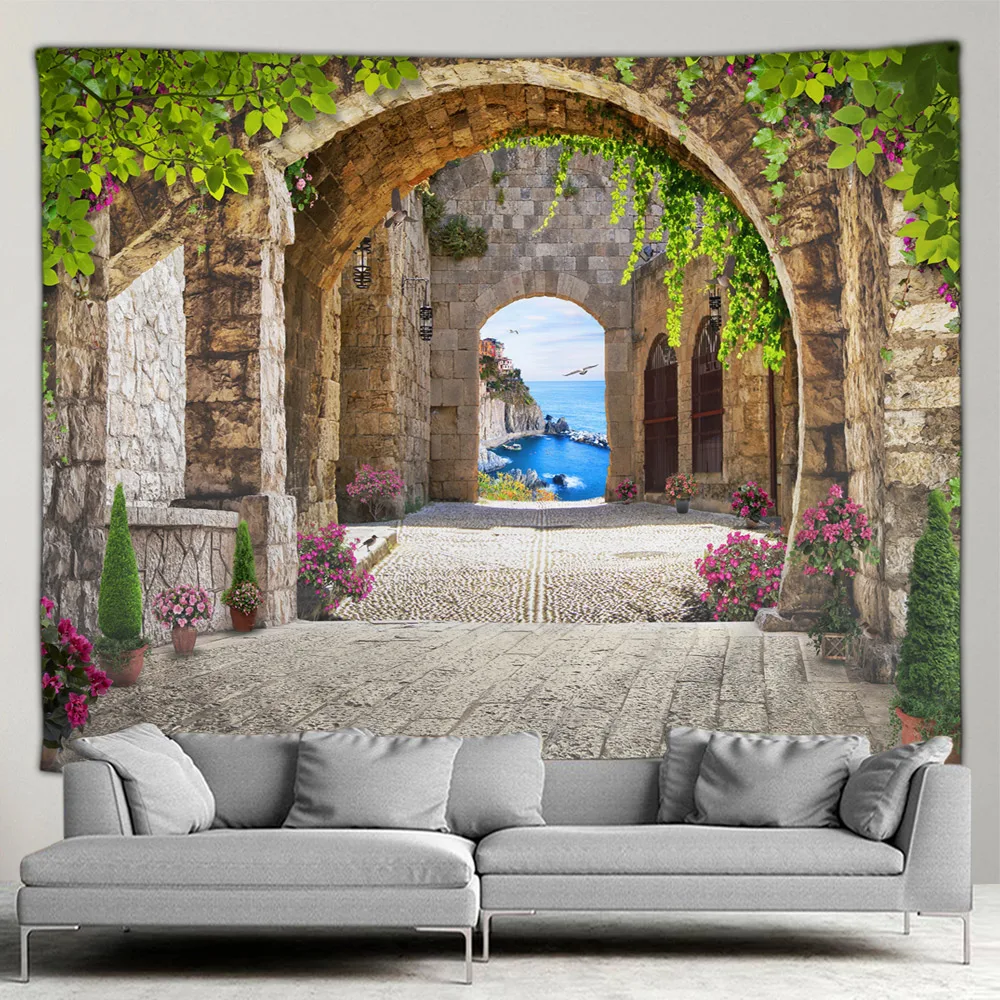 Açık bahçe posteri akdeniz man - Home Decor Indonesia incelemesi ve fiyatı