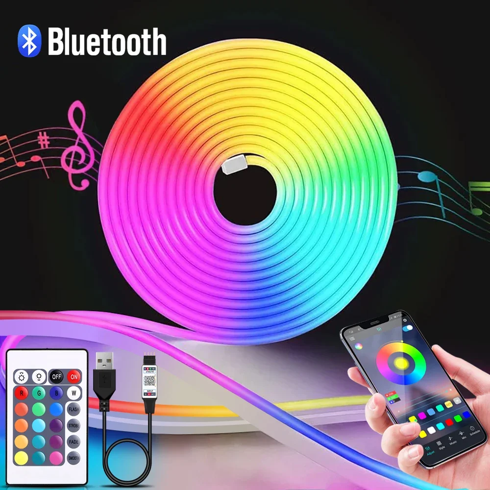 1-5m RGB LED Neon Şerit Işık 5 - Home Decor Free App incelemesi ve fiyatı